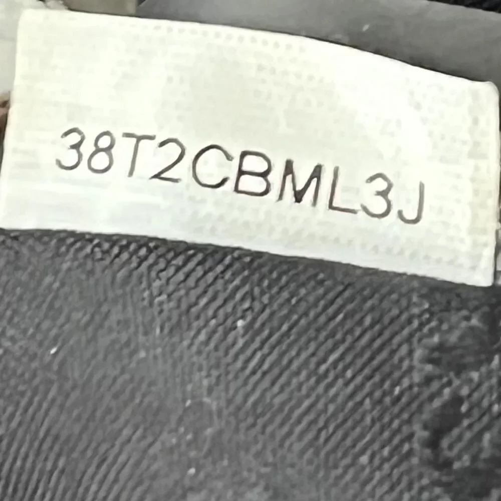 Michael Kors Hobo Bag Womens Large Black Logo Canvas Leather Shoulder Junie - Picture 6 of 13